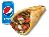 Small (1/4lb) Donair & Pop image
